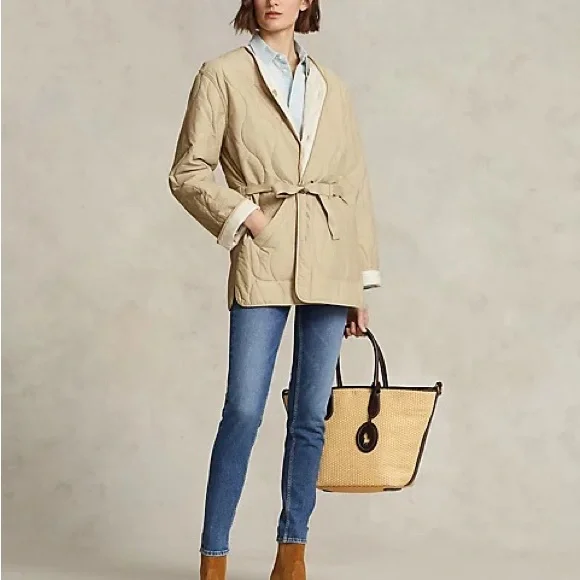 NWT Polo Ralph Lauren Reversible Quilted Jacket - Picture 3 of 5